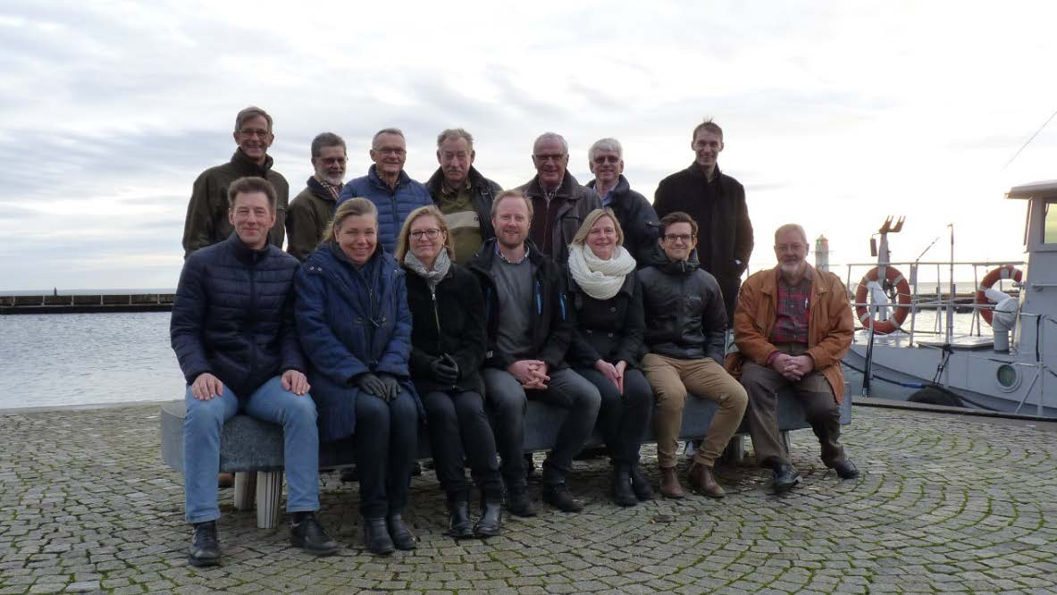 Bild. Ledamöter i Samförvaltning Fiske i Vättern 206. Ov an till v änster: Ingemar Bergbom, Anders Rockler, Alf Hultqvist, Zeth Rylander, Lennart Grann, Anders Lundgren och Alfred Sandström.