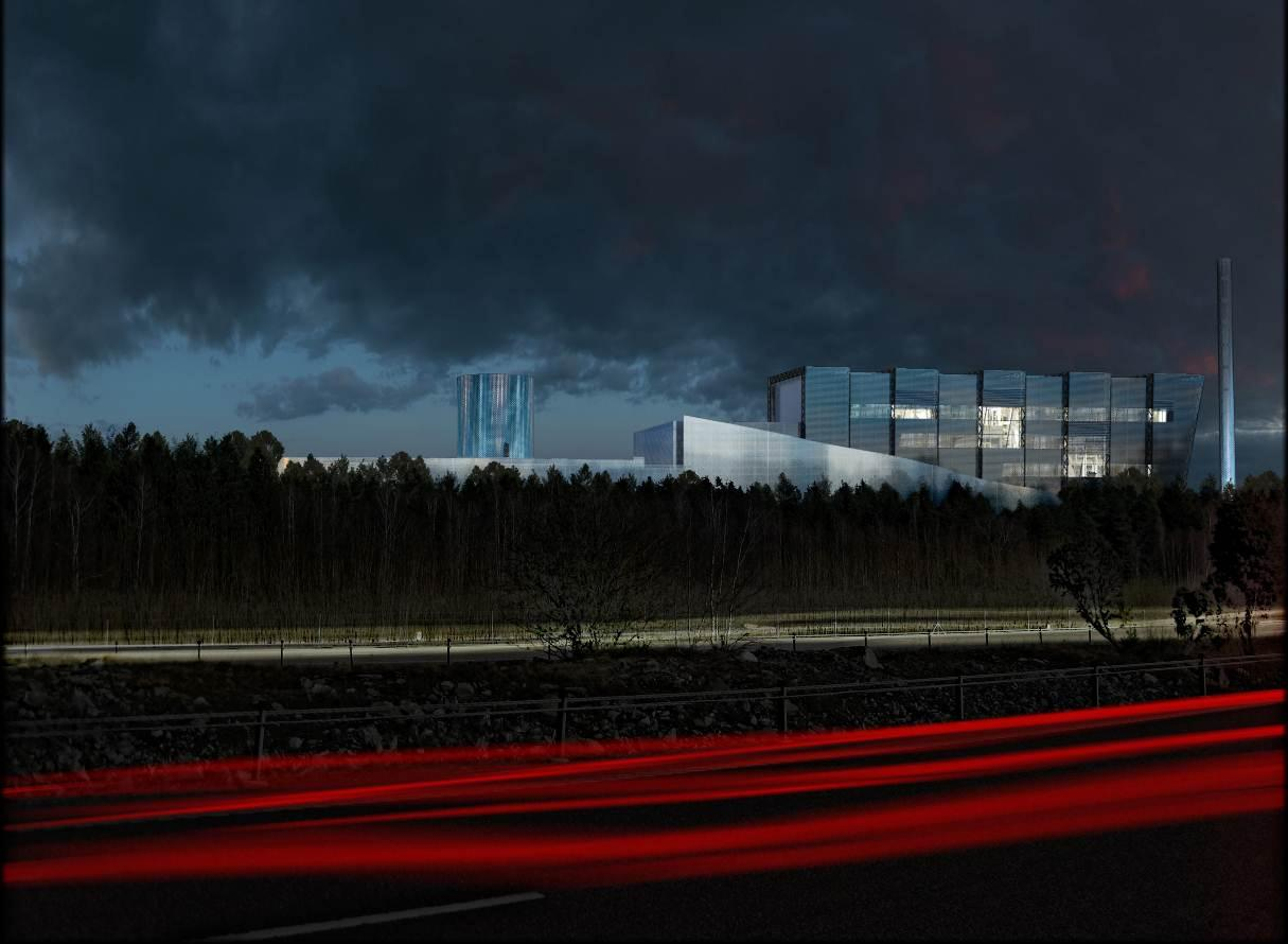 Arkitekt/visualisering: Sweco Förslag till möjlig