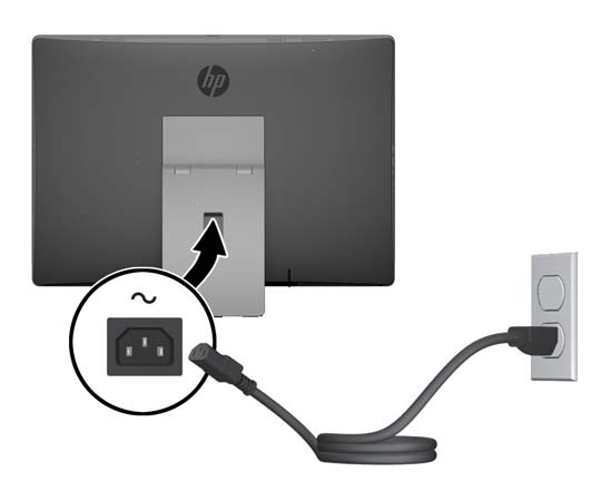 Lås kabellåset med nyckeln. VIKTIGT: Var försiktig när du vrider eller lutar datorn om kabellås är installerat.