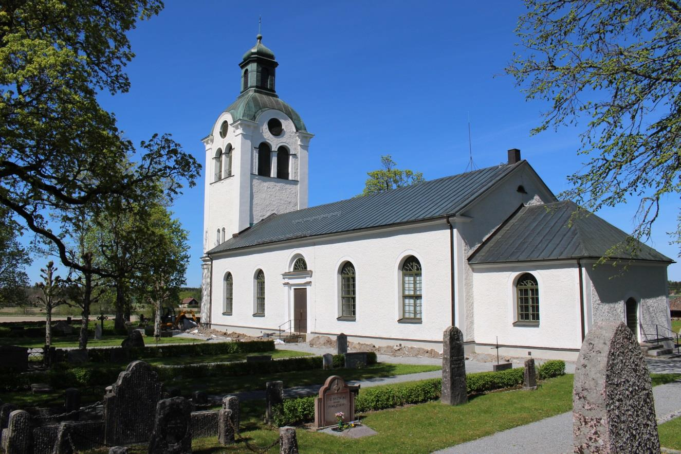 Syfte, metod och genomförande Åskskyddet vid Breds kyrka behövde kompletteras genom nedläggande av ny ringledare samt jordplåtar runt kyrkobyggnaden.