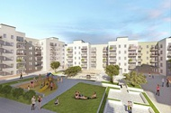 Bruttoarea 3000m2 Byggnadsarea 500m2 Bruttovolym 8400m3 Nybyggnad av bostadsrätter i Ursvik, Sundbyberg Brf Kaffestugan, Brf T ehuset Cardinalis Miljövård AB kommer att utföra Grovstädning och