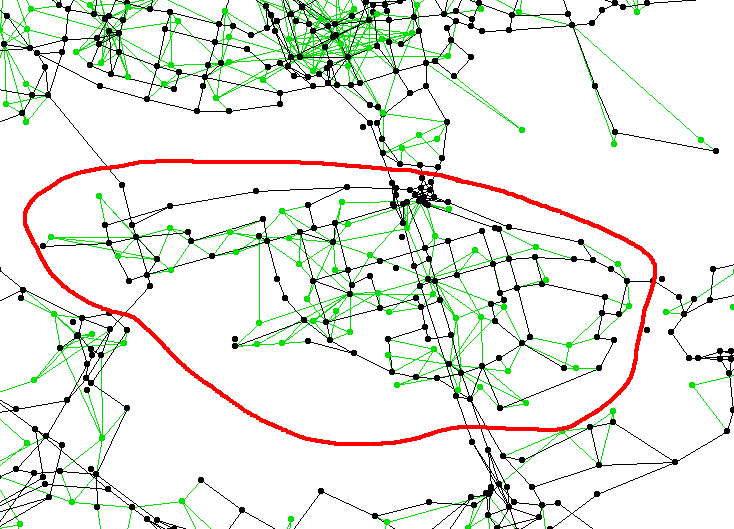 det åtgärdspaket) som analyseras inte finns med i trafiksystemet. JA kan representera antingen nuläget eller ett framtida årtal.