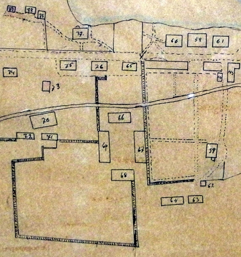 Kristallpalatset i Orrefors Karta över Kristallpalatset med omnejd ritad 1903 Det vi ser är en delförstoring av en karta över hela samhället, upprättad av August Larsson 1903.