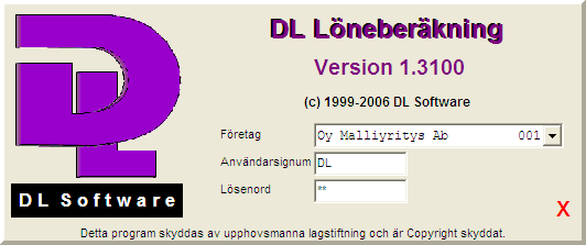Sida: 14 STARTA PROGRAMMET Starta programmet från Windows skrivbordet genom att dubbelklicka på programmets ikon.