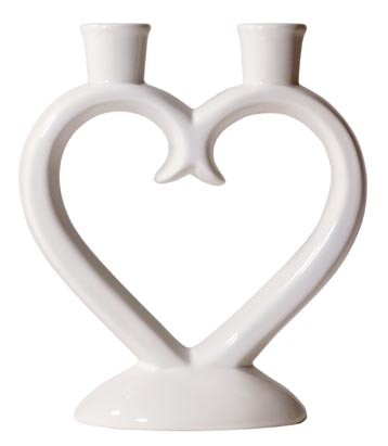 keramik vit höjd 21 cm 5-6366