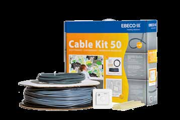 Innehåller EB-Therm 205 INNEHÅLL: kabel på trumma, praktisk trumhållare, termostaten EB-Therm 205, spiralslang, fixeringstejp och limstavar.