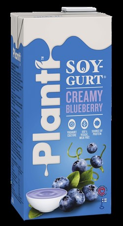 Soygurt Blueberry Uppgiftslämnare: Varumärke: Planti Artikelbenämning: Soygurt Blueberry Storlek: 0.