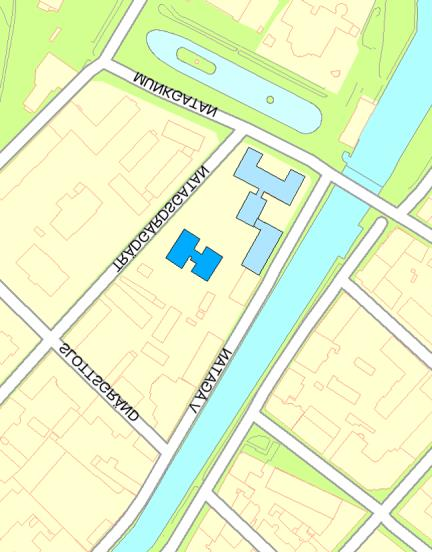 Oxenstiernska huset i kv S:t Erik. Kv Munken tillhör sedan 2013 intendenturen.