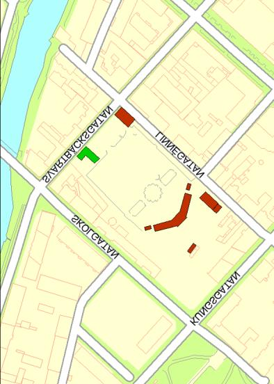Norra flygeln brukas av Swedish Collegium for Advanced Study (SCAS). Botaniska trädgårdens nyare del i kv Blåsenhus, med växthus, kontor (hus 1), caféverksamhet (hus 2) och verkstad.