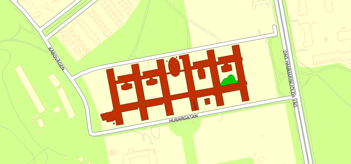 G Biomedicinskt centrum Total lokalarea 79 700 m 2 1 A B 3 5 7 9 11 C D Uppsala kommun 2015.