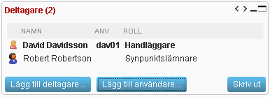 7. I boxen Deltagare på ärendet syns nu den nya