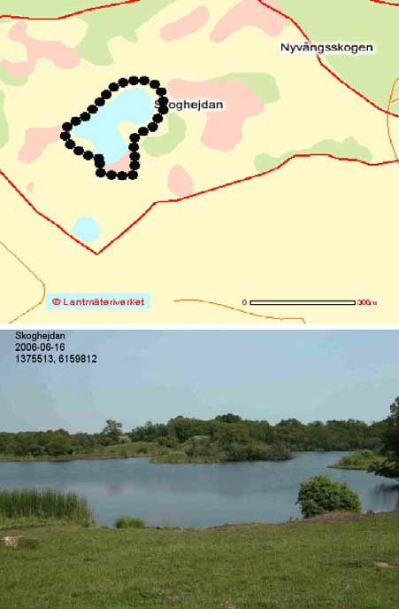 Skoghejdan SE0430115, RN koord: 6159812 1375513 Inventeringsdatum: 16/6, 31/8 Inventerad lokal:
