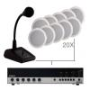 10 x CS75 takhögtalare 1 x COM-24 kombinerad mixer/100v förstärkare ST1900740042 AUDAC CIELO 120/W 120m² (ljudsystem butik) 12690 kr inklusive moms AUDAC CIELO 200/W 200m² (ljudsystem butik) Ett