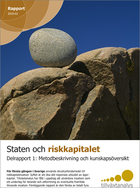 Publicerat 2010 Tillväxtanalys, myndigheten för tillväxtpolitiska utvärderingar och analyser, arbetar med utvärderingar, analyser och statistik i ett brett svensk och internationellt perspektiv.