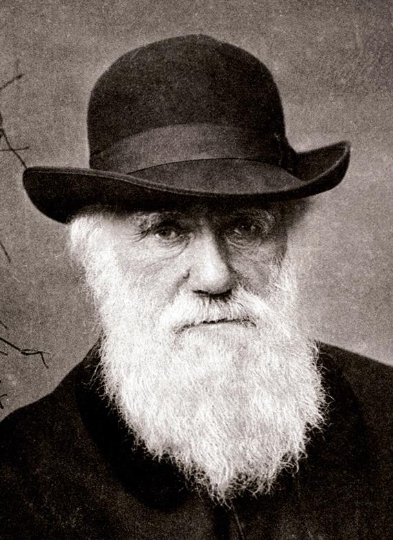 Charles Darwin Han föddes i England 1809.