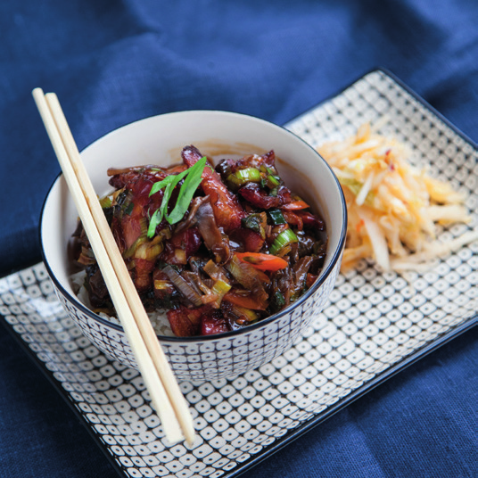 soja, maizenamjöl, sambal oelek, tandpetare, 8 port ris.