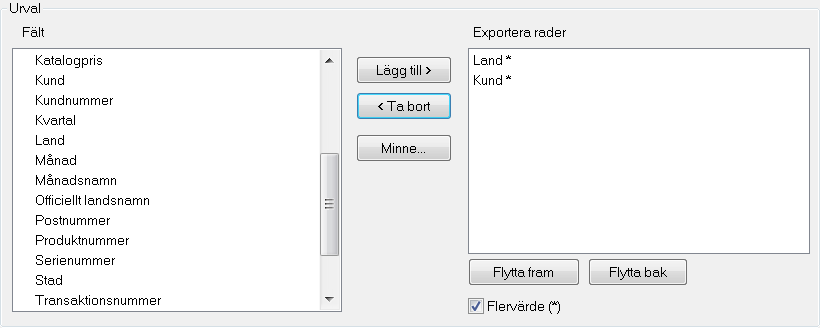 KNAPPAR, TEXTOBJEKT OCH LINJE/PIL-OBJEKT 2 Klicka på ikonen Skapa knapp i verktygsfältet. 3 Skriv Exportera i Text-rutan. 4 Välj en färg genom att klicka på knappen Färg. Aqua är förvalt som bakgrund.