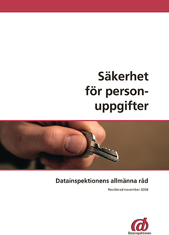 risker som finns med behandlingen av personuppgifterna, och d) hur pass känsliga de behandlade personuppgifterna är.