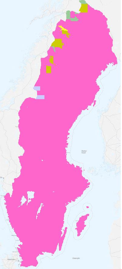 Nationell höjdmodell, uppbyggnad 2009-2019