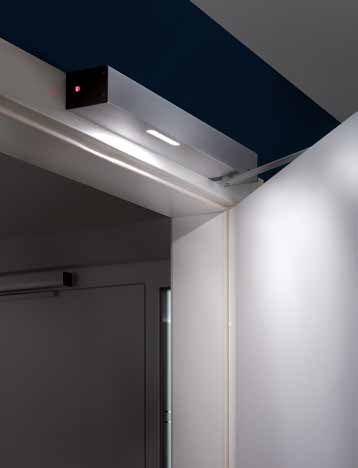 Integrerad LED-belysning Endast hos Hörmann PortaMatics belysningsfunktioner kan hela tiden enkelt anpassas efter skiftande behov.