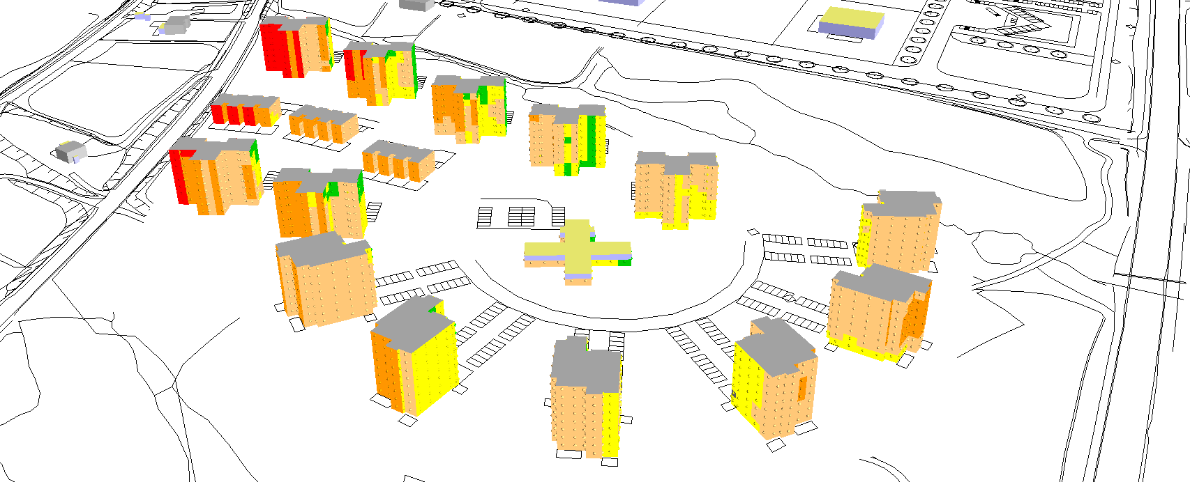 Elevation in m 2 < <= 2 Elevation in m 2 < Elevation in m 2 < <= 2 <= 2 KÄRNEKULLA, HABO KOMMUN Situation