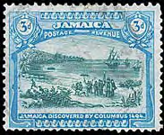 Columbus landstiger på Jamaica 1494 (1921)