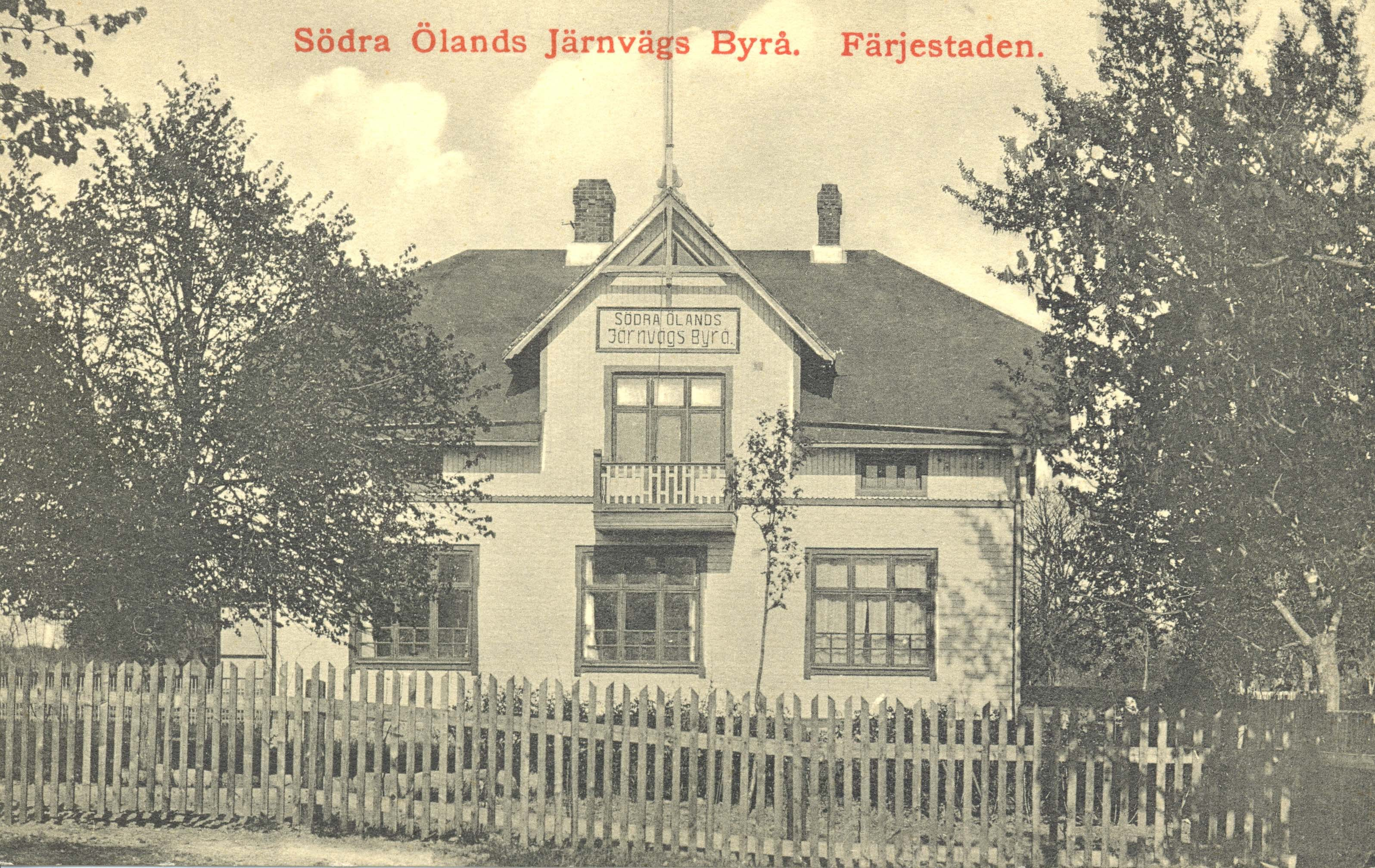 Södra Ölands Järnvägs Byrå.