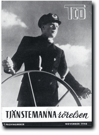I november 1946 kom ett prov nummer av tidningen Tjänstemannarörelsen som sedan gavs ut fram till 1954.