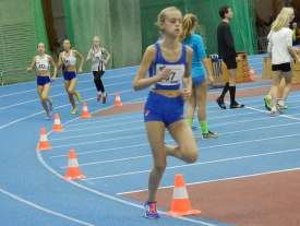 En snuvig Carolina blev tvåa på 1000m.