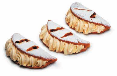 CITRONOMELETTER CITRONOMELETTBOTTNAR 250 g 150 g 100 g 150 g 15 g 50 g ägg, 5 st strösocker mandelmassa 50/50 vetemjöl bakpulver smält smör Vispas pösigt.