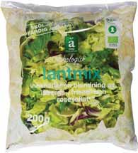 1000 g. EKOLOGISKA SALLADSMIXER Sverige/Coop Änglamark. Klass 1.