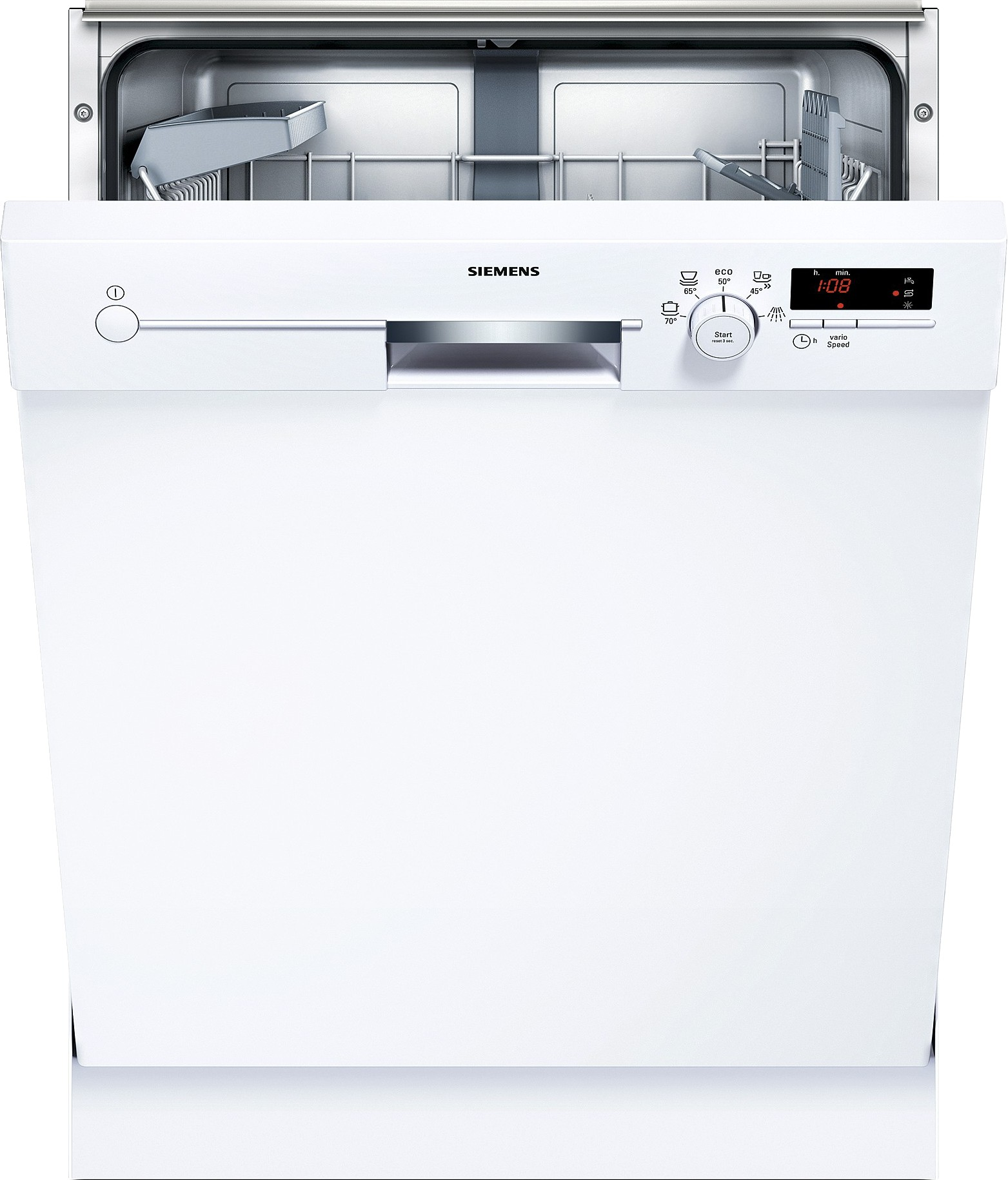 Kostnadsfria val Diskmaskin vit Energiklass A+ SN45E207SK