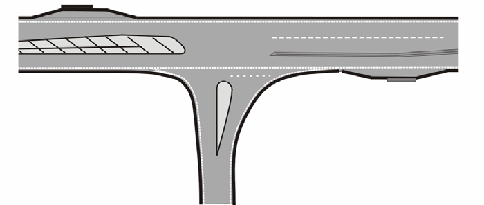 KORSNINGAR 5 Val av korsningstyp Dessa GC-korsningar erhåller trafiksäkerhetsstandard enligt FIGUR 5-10.