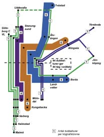 JÄRNVÄGSUTREDNING VÄSTLÄNKEN TRAFIKERING OCH RESANALYS 5.