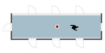 Helautomatisk/halvautomatisk, ingång för manuell tändning via strömställare, master-/slavfunktion. Tak, infälld i dosa. Montagehöjd 2,5 3,5 m över golv.