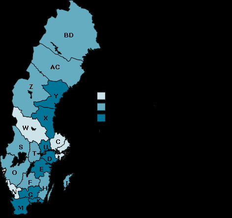 Arbetsmarknadsutsikter 2013 för Uppsala län 29 bland personer födda i Sverige. I oktober var omkring 3 500 utrikes födda personer arbetslösa eller programdeltagare i Uppsala län.