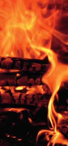 2 Att elda på rätt sätt Det är viktigt att korrekt vedmängd används, speciellt vid upptändning.