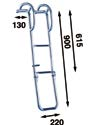 17123 PAKET BADPLATTFORM PT8035 + STEGE BKT73 BÅTSYSTEM Art: 17122 PAKET BADPLATTFORM