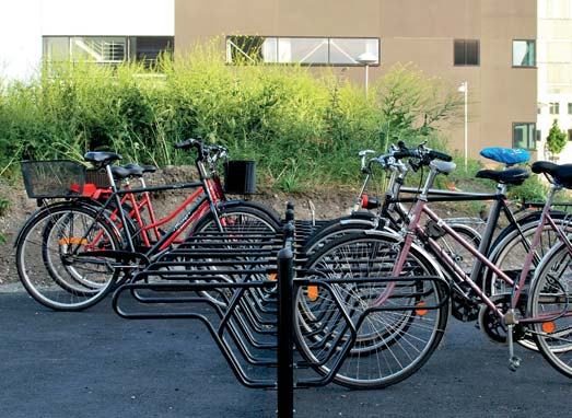 Urban, Vestre Cykelpollare för två cyklar.