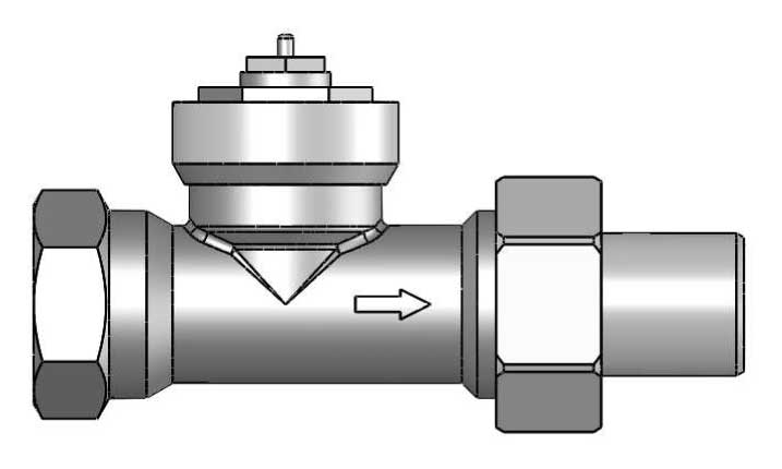 Produktkod för ställdon och ventil Siemens Ventil (bb) = Utan STRZ-7-bb-cc-- M x,5 R Rp =DN (KVS,25,9) ventilingång med hona /2" 2=DN2 (KVS,25 ) ventilingång med hona /4" =DN25 (KVS,25 ) ventilingång