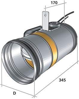 Mått Ställdon P Q BLF 70 100 BF 80 100 Figur 1. Måttbild frontvy a L Tabell 2.