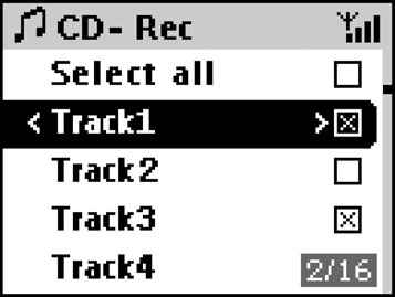 Build music library on (Bygg musikbibliotek på ) Du kan spara upp till 750 audio CDs på Centrets 0GB hårddisk genom att ripping CDs(överföra, rippa från CD till PC), Importing from PC (importera från