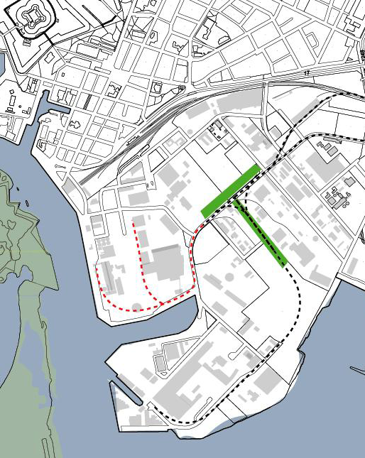 Enligt rapporten rekommenderas en del strukturlösningar till fortsatt arbete.
