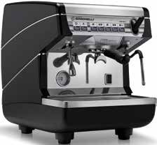 APPIA ESPRESSO MED STIL Appia Volumetric är en hållbar och modern espressomaskin för dem som uppskattar stil, funktion och högklassiga kaffedrycker.