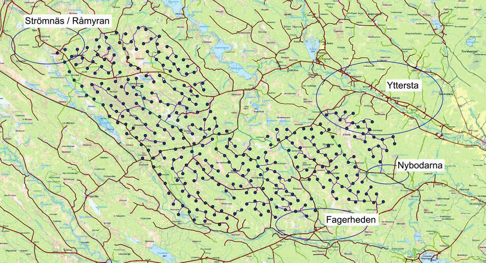 Uppdragsnr: 10137843 Vindkraftpark Markbygden Daterad: 2010-07-06 Bullerutredning rapport Reviderad: Handläggare: Johanna Thorén Status: under arbete Uppdragsnr: 10137843 Vindkraftpark Markbygden