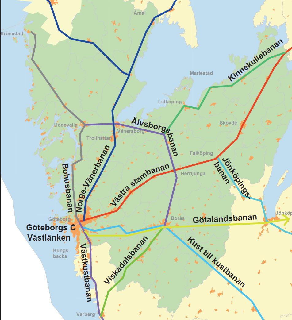 Samfinansiering av järnväg i nationell plan - med medel från regional plan Åtgärdsvalsstudier Västra stambanan Kinnekullebanan Förstärkningsåtgärder Norge vänerbanan Västra