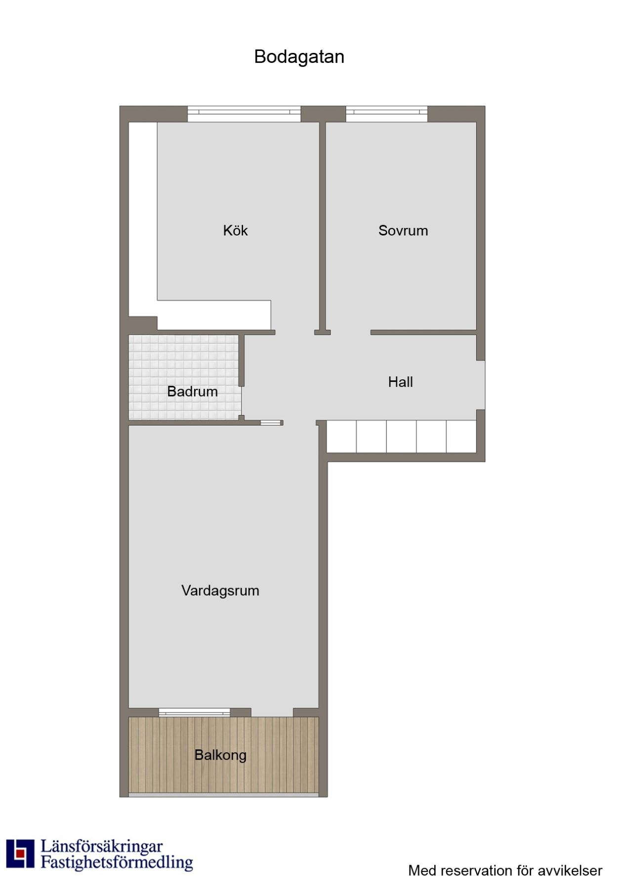 PLANRITNING SNABBA FAKTA Kommun: Borås Församling: Borås Gustav Adolf Adress: Bodagatan 27, Borås Boendeform: Bostadsrättslägenhet Boarea: 62 kvm Areauppgifter enligt säljaren och