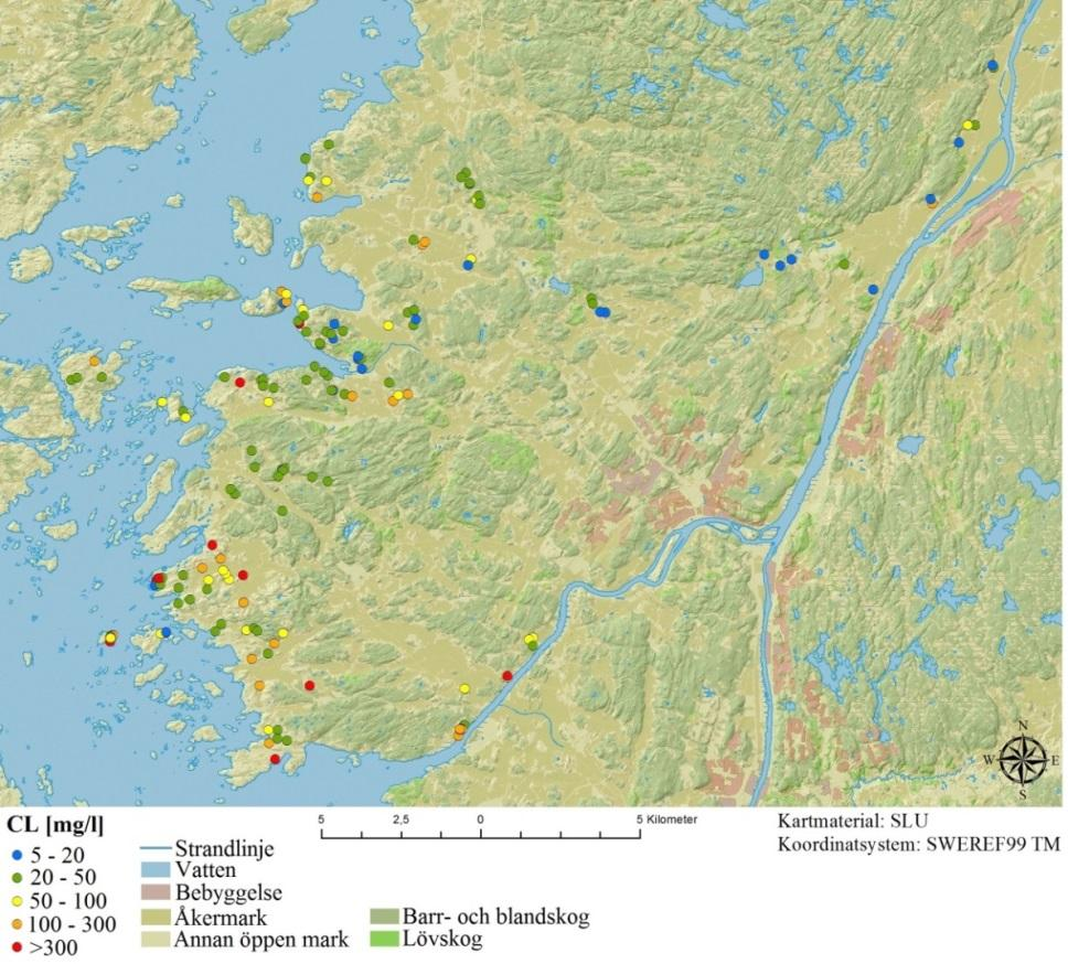 Både Hagins (2003) undersökning och tidigare studier genomförda av konsultbolag, på uppdrag av Kungälvs kommun, pekar ut olika riskområden.
