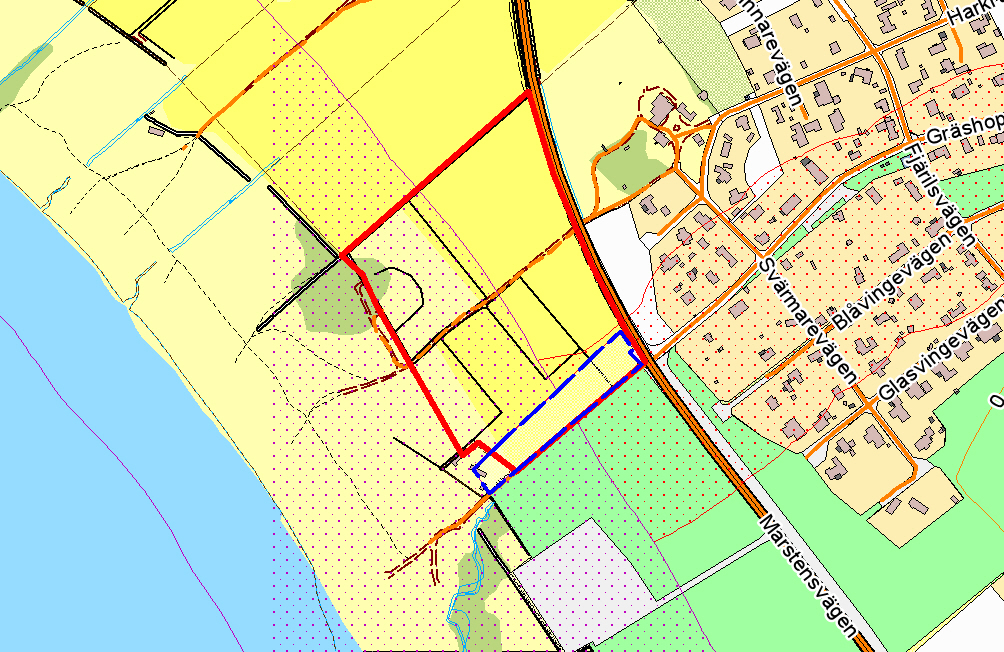 Regleringsförhållanden: Detaljplan, allmän plats,