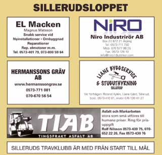 0: LOPP Sillerudsloppet 0.00 -.000 kr. 0 m. Autostart. Pris: 0.000-.00-.00-.0-.00-.00(.00) kr. Hederspris till segrande ägare och körsven. Dr. Baddakys hederspris till segrande hästs tränare.